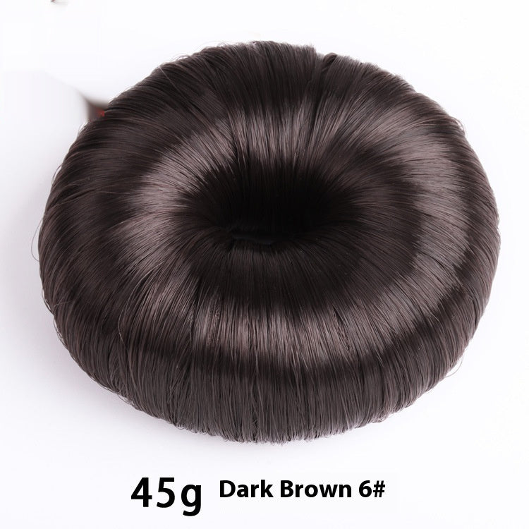 Donut Bun Hair Accessory - Fashion Updo Wig Piece