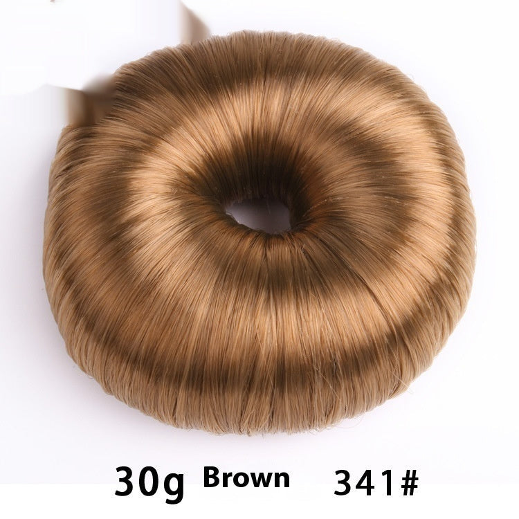 Donut Bun Hair Accessory - Fashion Updo Wig Piece