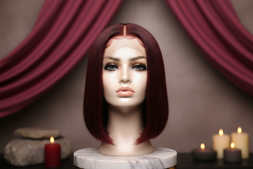 12 Inch Straight Bob Wig Product Shot