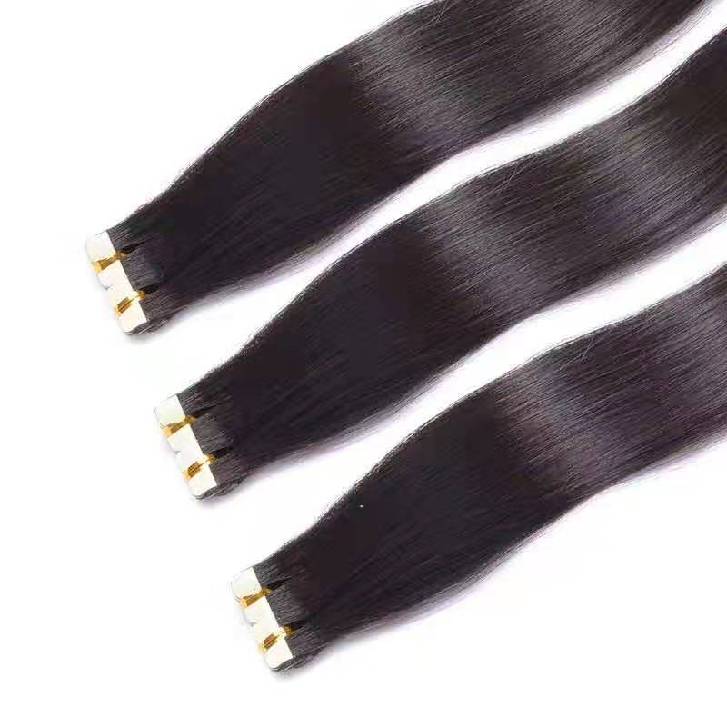 Straight Hair Topper - Natural Black Human Hair Patch