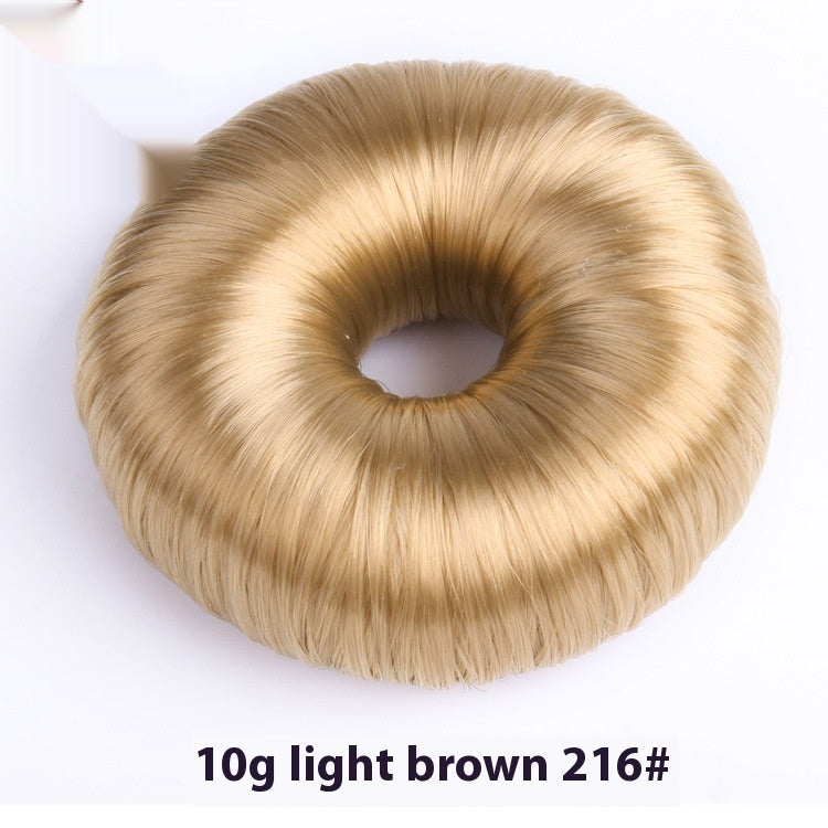 Donut Bun Hair Accessory - Fashion Updo Wig Piece