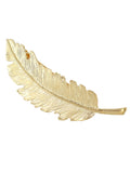 Luxe Feather Hair Clips - Gold & Silver