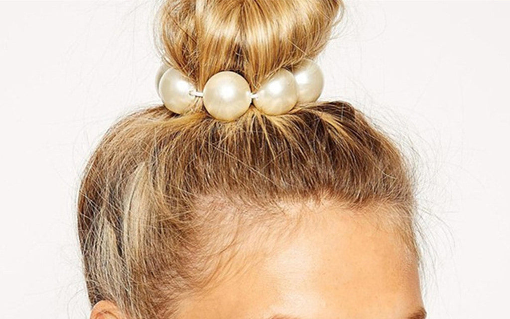 Luxe Beaded Elastic Hair Ties