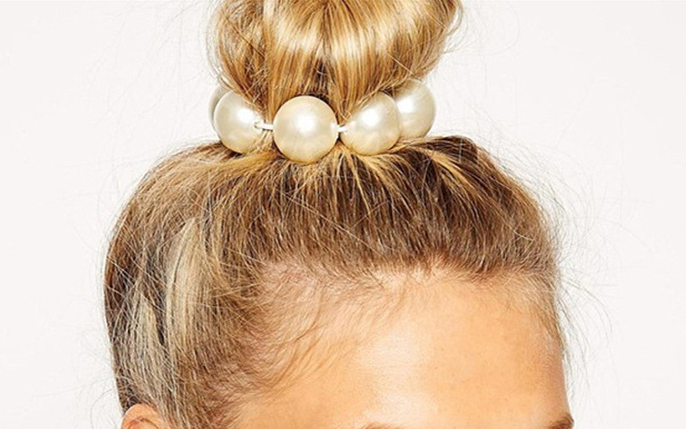 Luxe Beaded Elastic Hair Ties