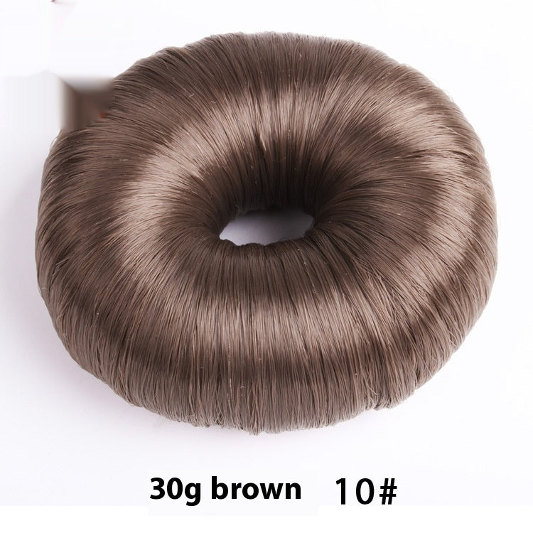 Donut Bun Hair Accessory - Fashion Updo Wig Piece