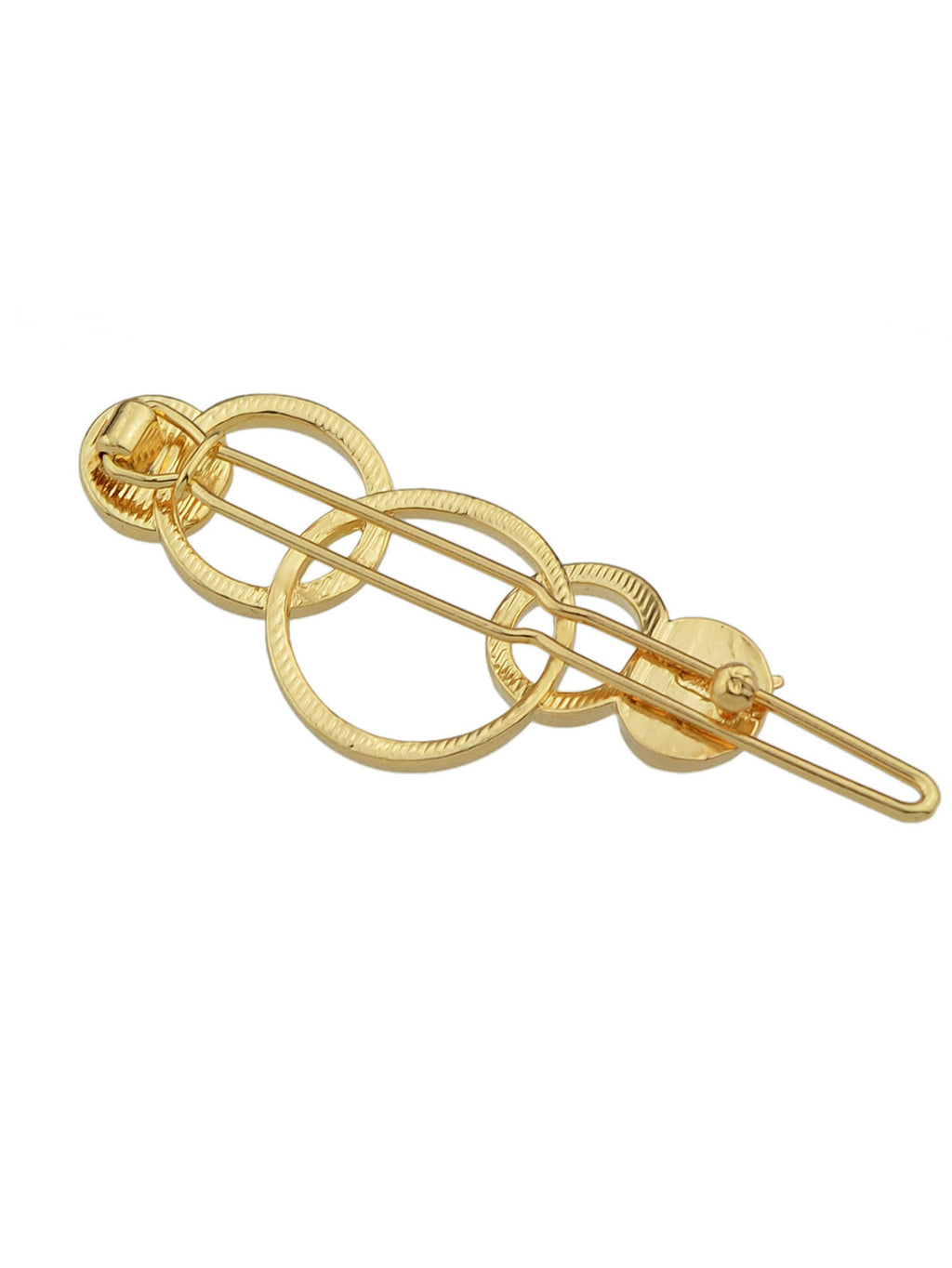 Luxe Circle Hair Grips - Gold