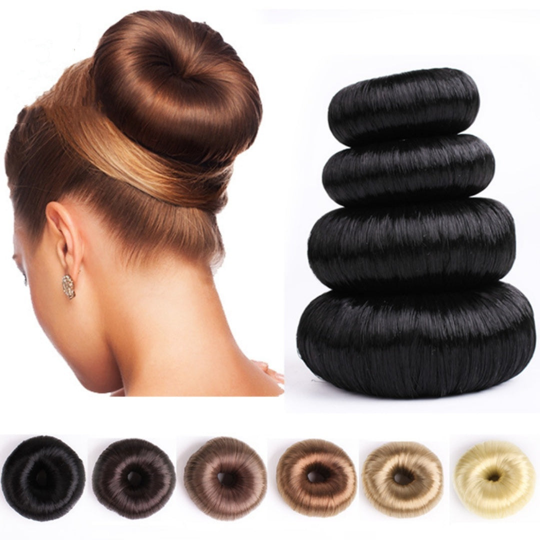 Donut Bun Hair Accessory - Fashion Updo Wig Piece