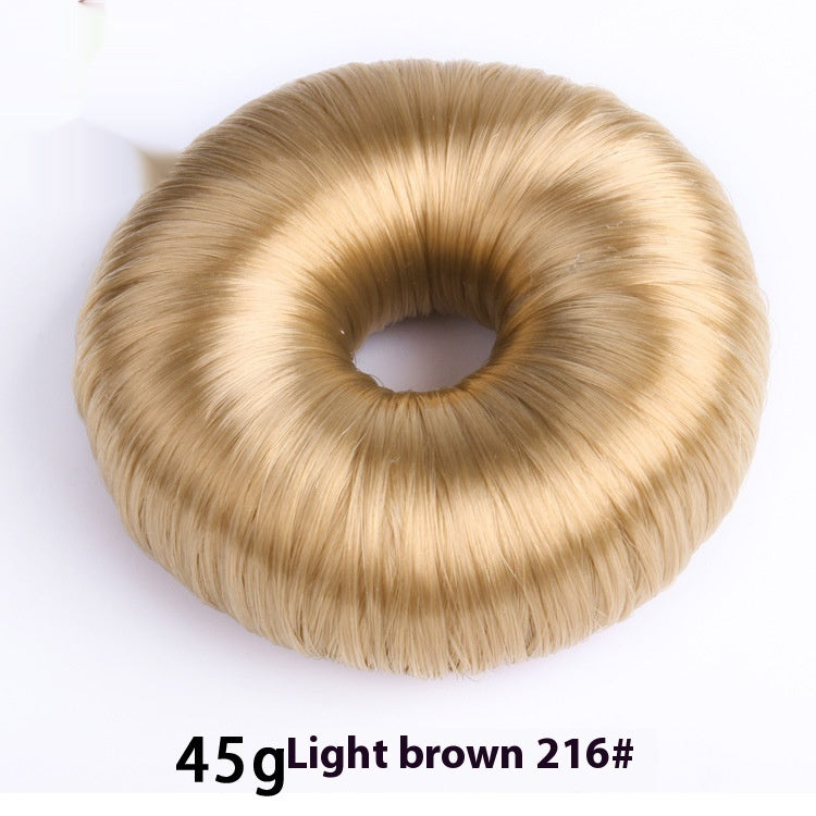 Donut Bun Hair Accessory - Fashion Updo Wig Piece