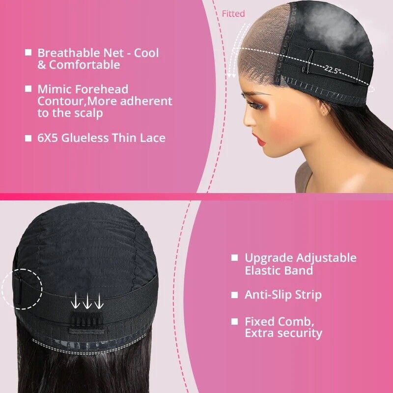 Straight Wear and Go Wig - Glueless Lace Front Human Hair