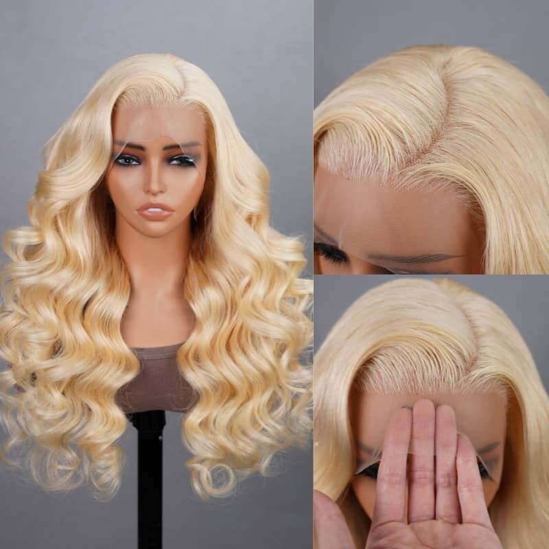 613 Blonde Lace Front Wig - Straight or Wavy | 100% Human Hair