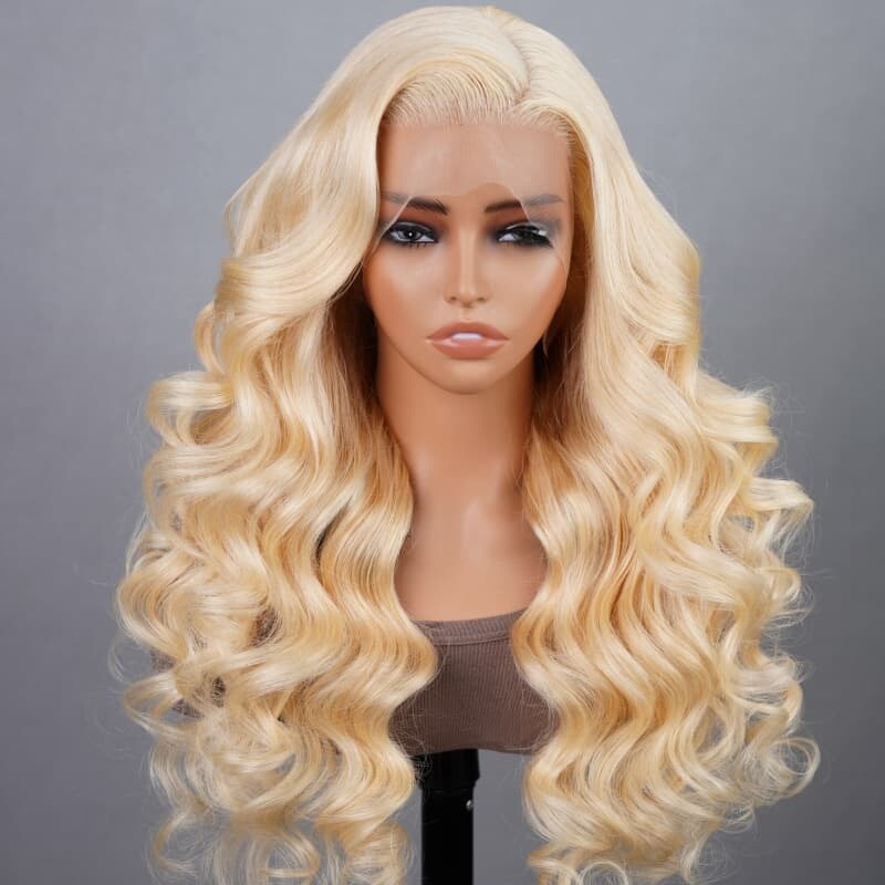 613 Blonde Lace Front Wig - Straight or Wavy | 100% Human Hair