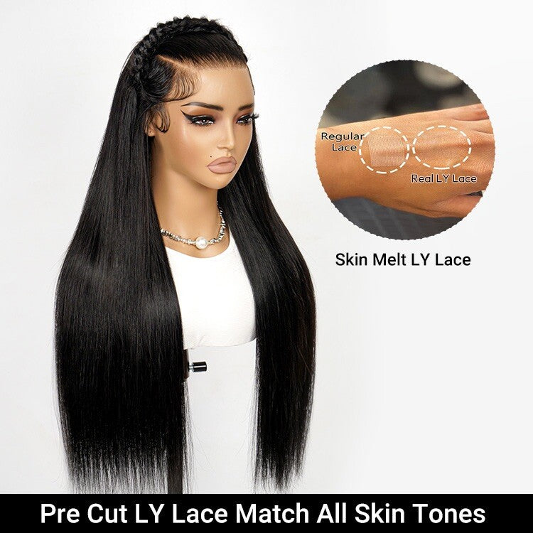 Deep Wave Glueless Wig - Pre-Styled Ready to Wear Human Hair