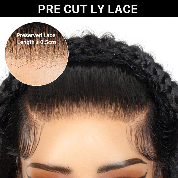 Deep Wave Glueless Wig - Pre-Styled Ready to Wear Human Hair