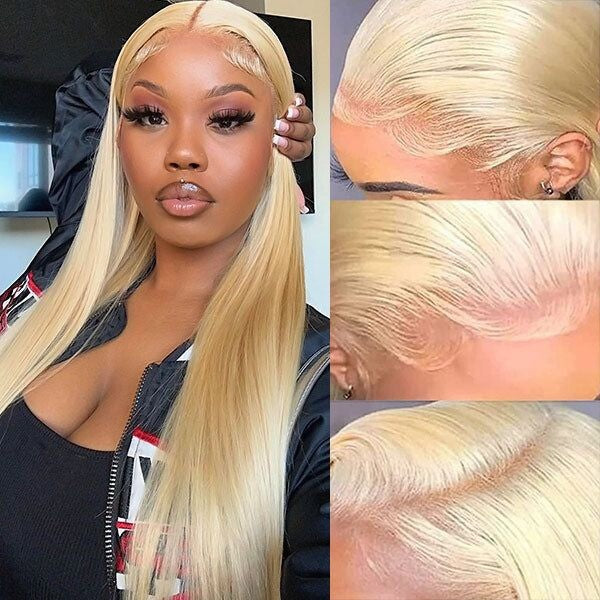 613 Blonde Lace Front Wig - Straight or Wavy | 100% Human Hair