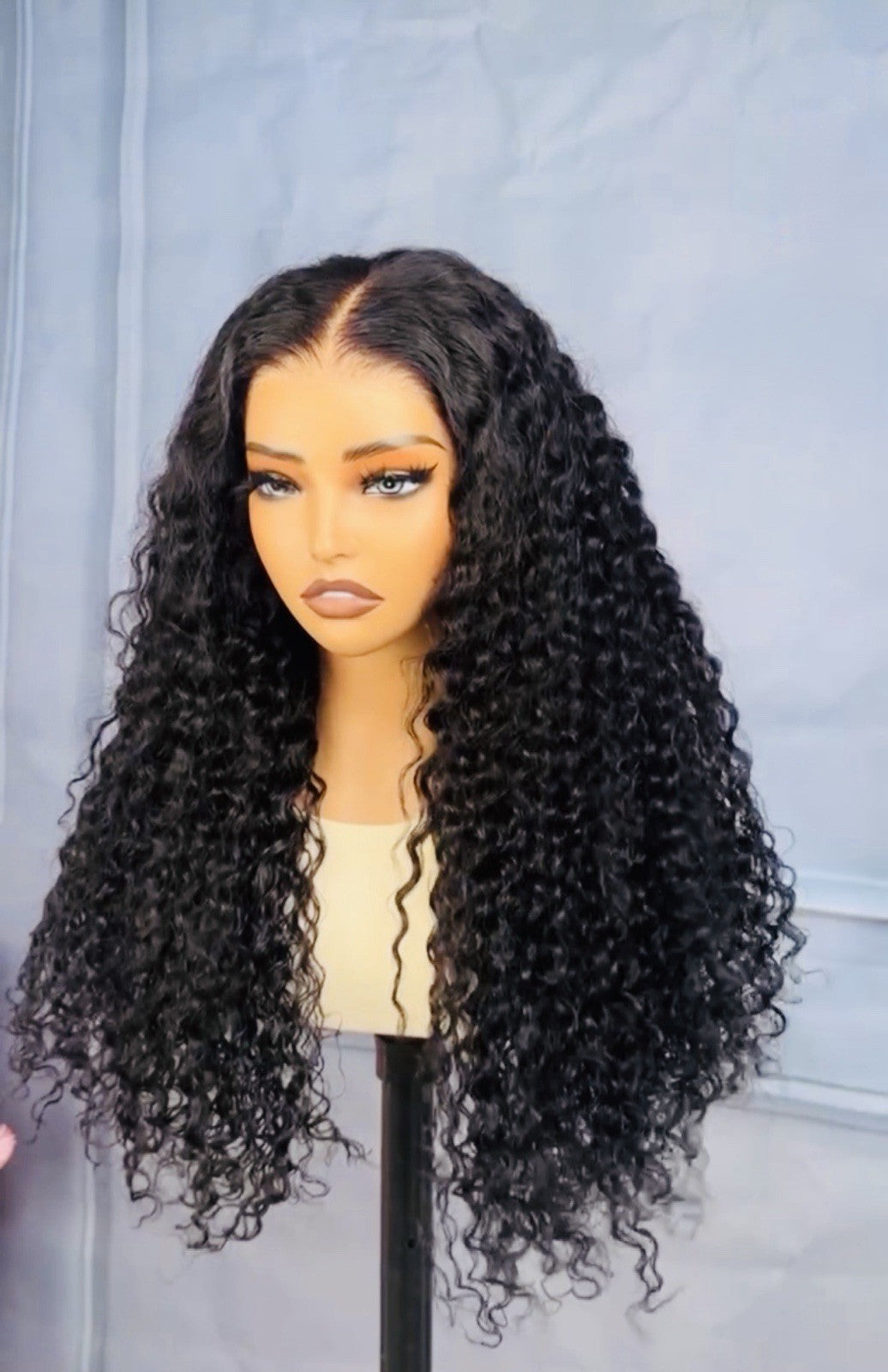 Curly Glueless HD Lace Front Wig - Ready to Wear Human Hair