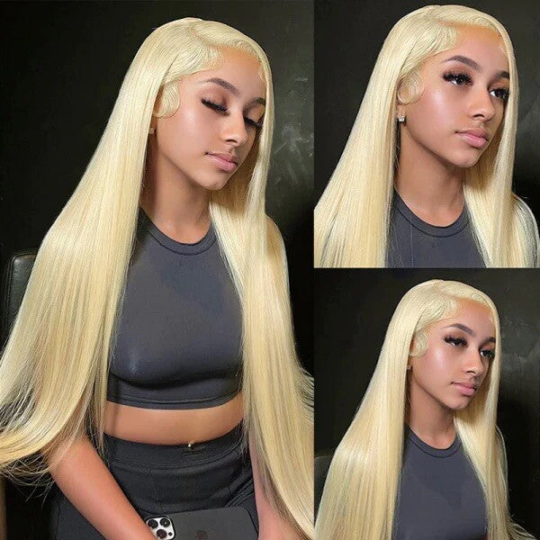 613 Blonde Lace Front Wig - Straight or Wavy | 100% Human Hair