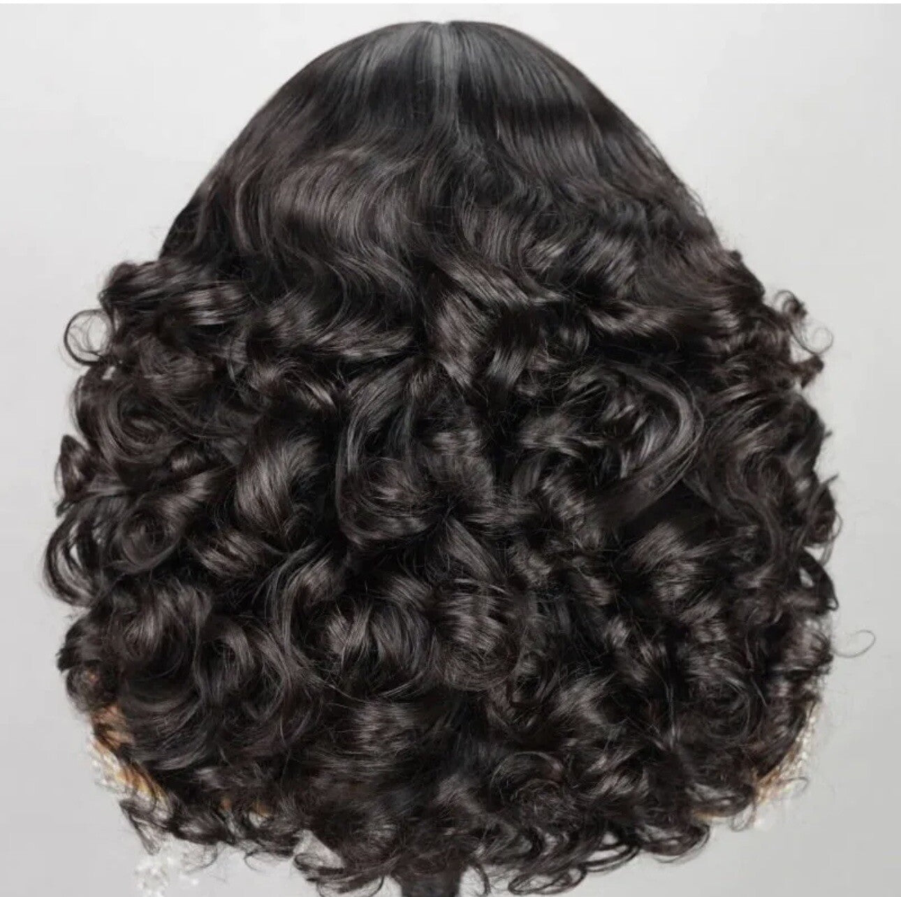 Chic Luxe Hair Full Glueless Wear & Go Bouncy Curly Lace Front Wig | 100% Human Hair