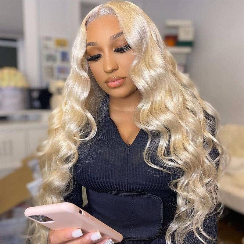 613 Blonde Lace Front Wig - Straight or Wavy | 100% Human Hair