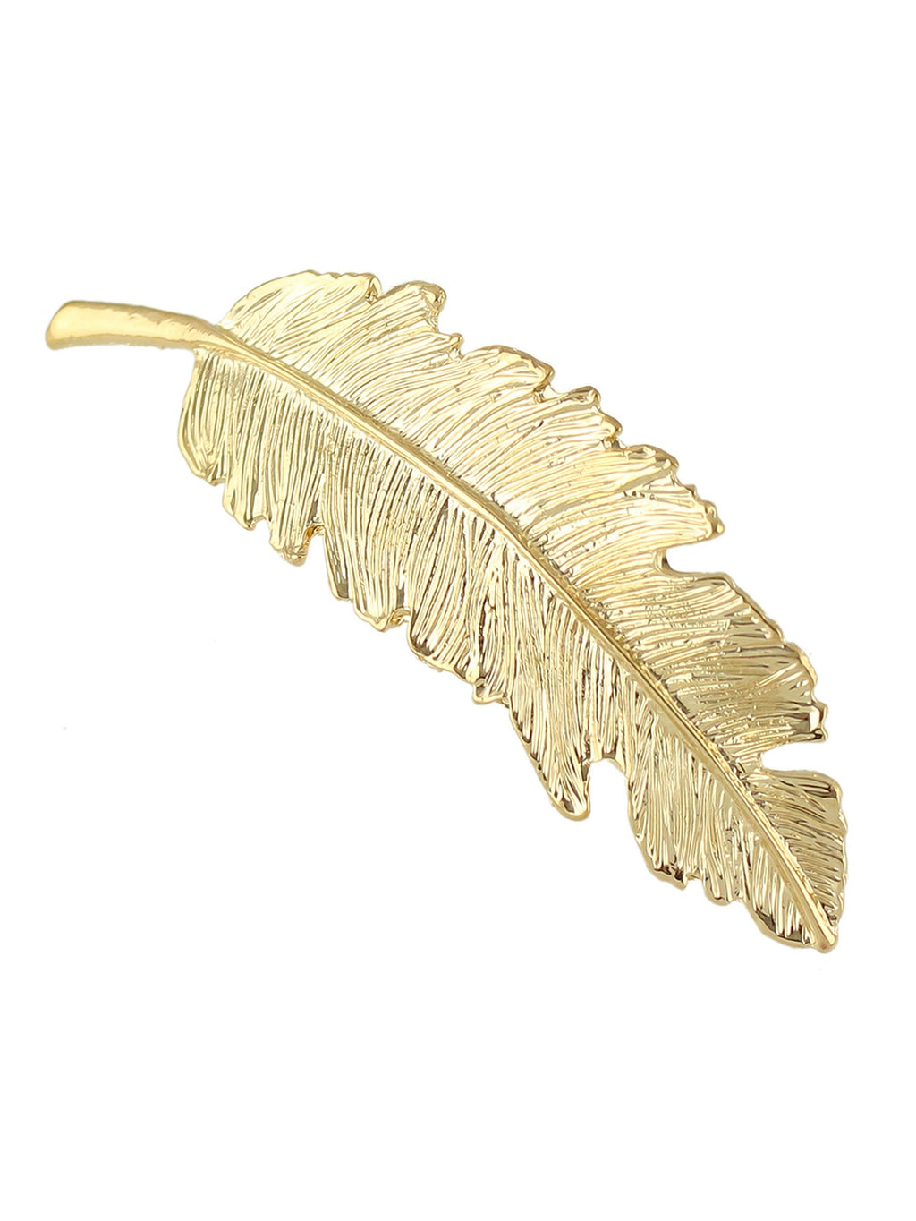 Luxe Feather Hair Clips - Gold & Silver