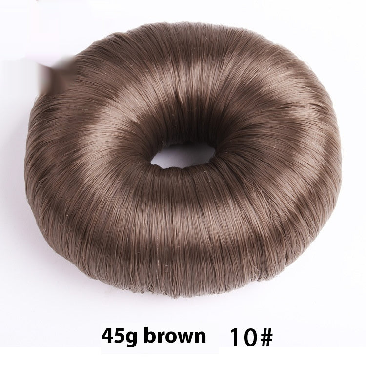 Donut Bun Hair Accessory - Fashion Updo Wig Piece