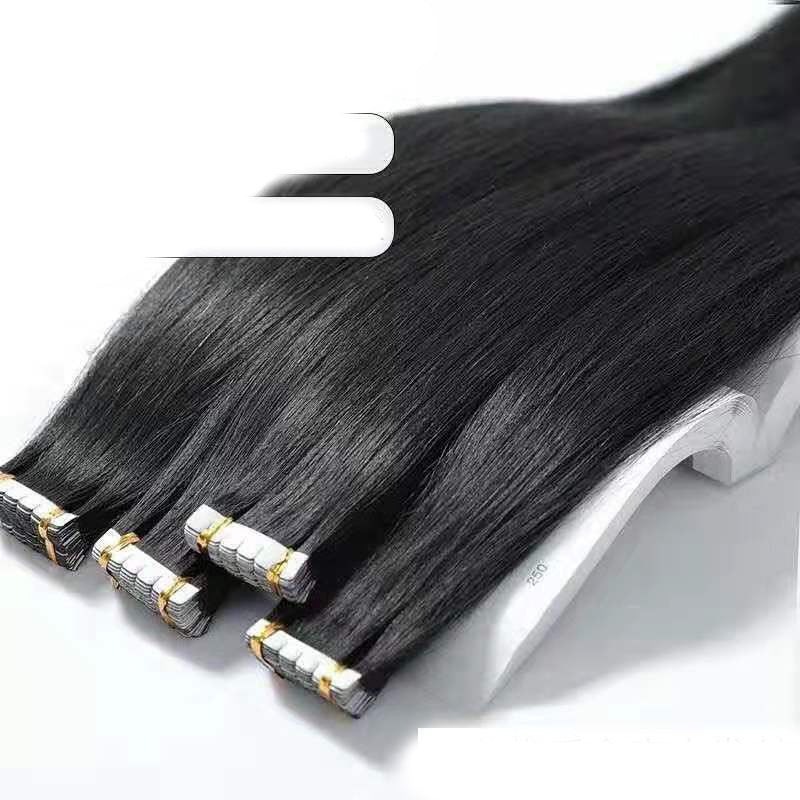 Straight Hair Topper - Natural Black Human Hair Patch