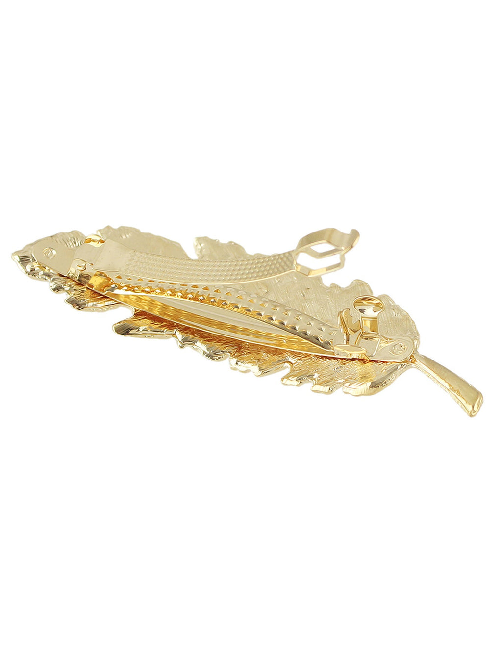 Luxe Feather Hair Clips - Gold & Silver