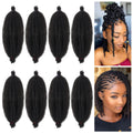 Pre-Separated Spring Twist Hair for Afro Marley Locs - Crochet Braiding Extensions