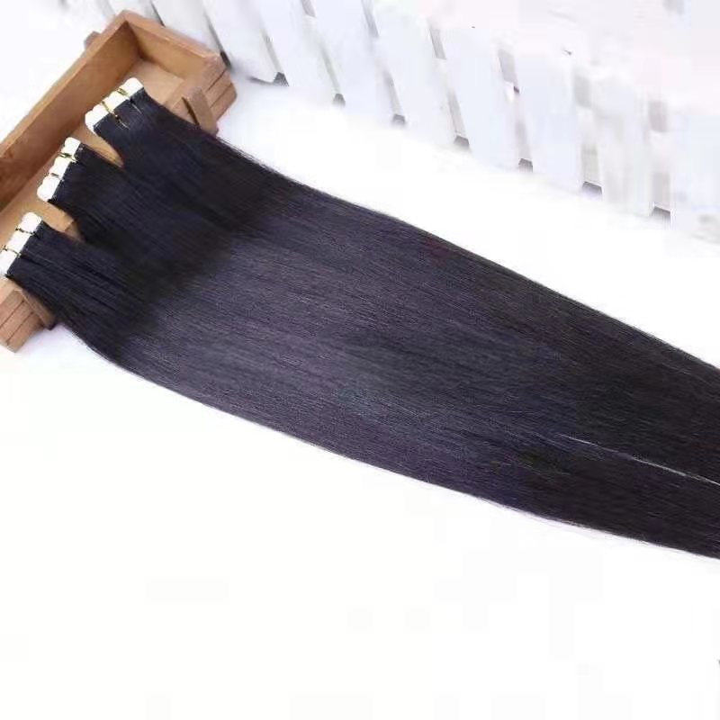 Straight Hair Topper - Natural Black Human Hair Patch