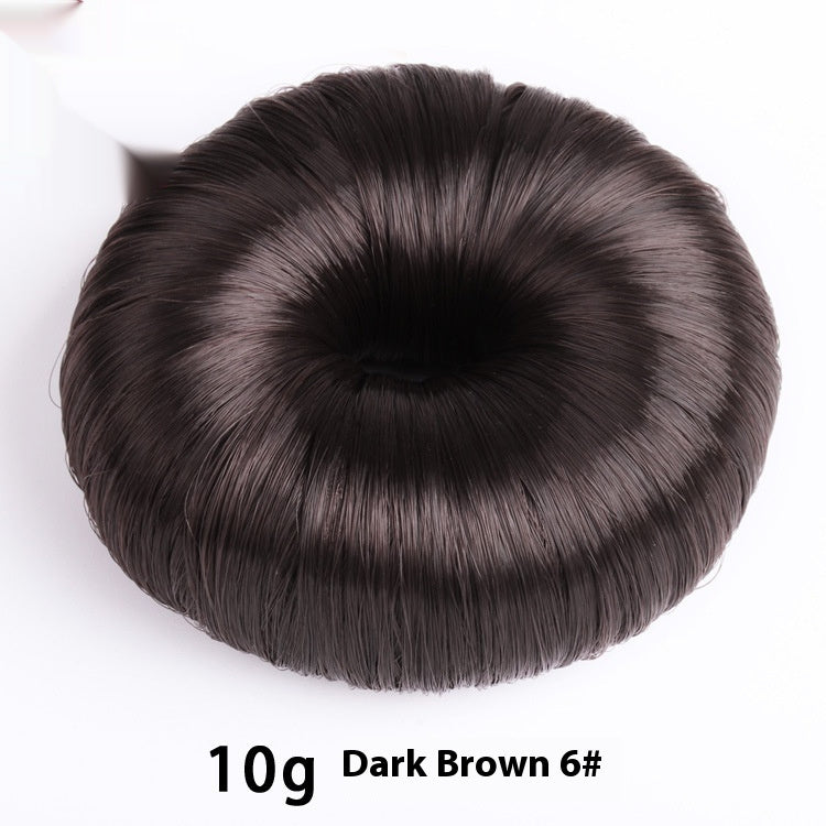 Donut Bun Hair Accessory - Fashion Updo Wig Piece