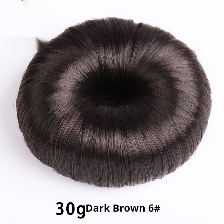 Donut Bun Hair Accessory - Fashion Updo Wig Piece