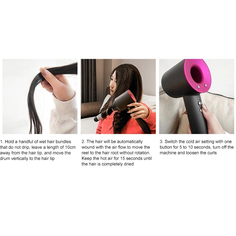 Luxe Curling Rollers for Dyson Hair Dryer - Pair