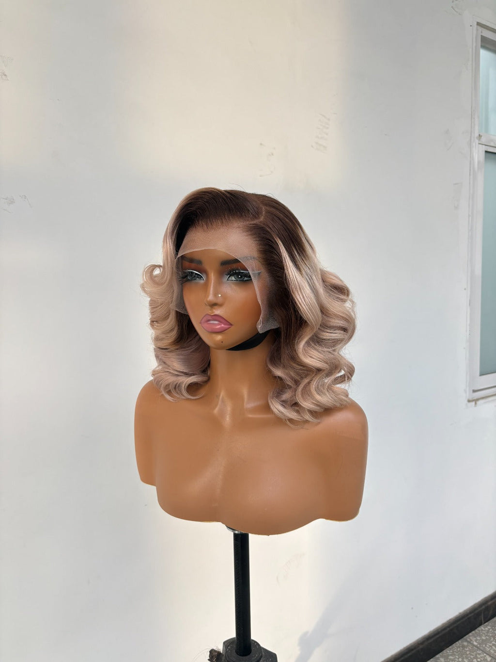 Curly Short Bob Wig - Glueless Ready to Wear Human Hair 250% Density
