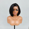 Short Bob Lace Front Wig - Glueless Pre-Styled Human Hair