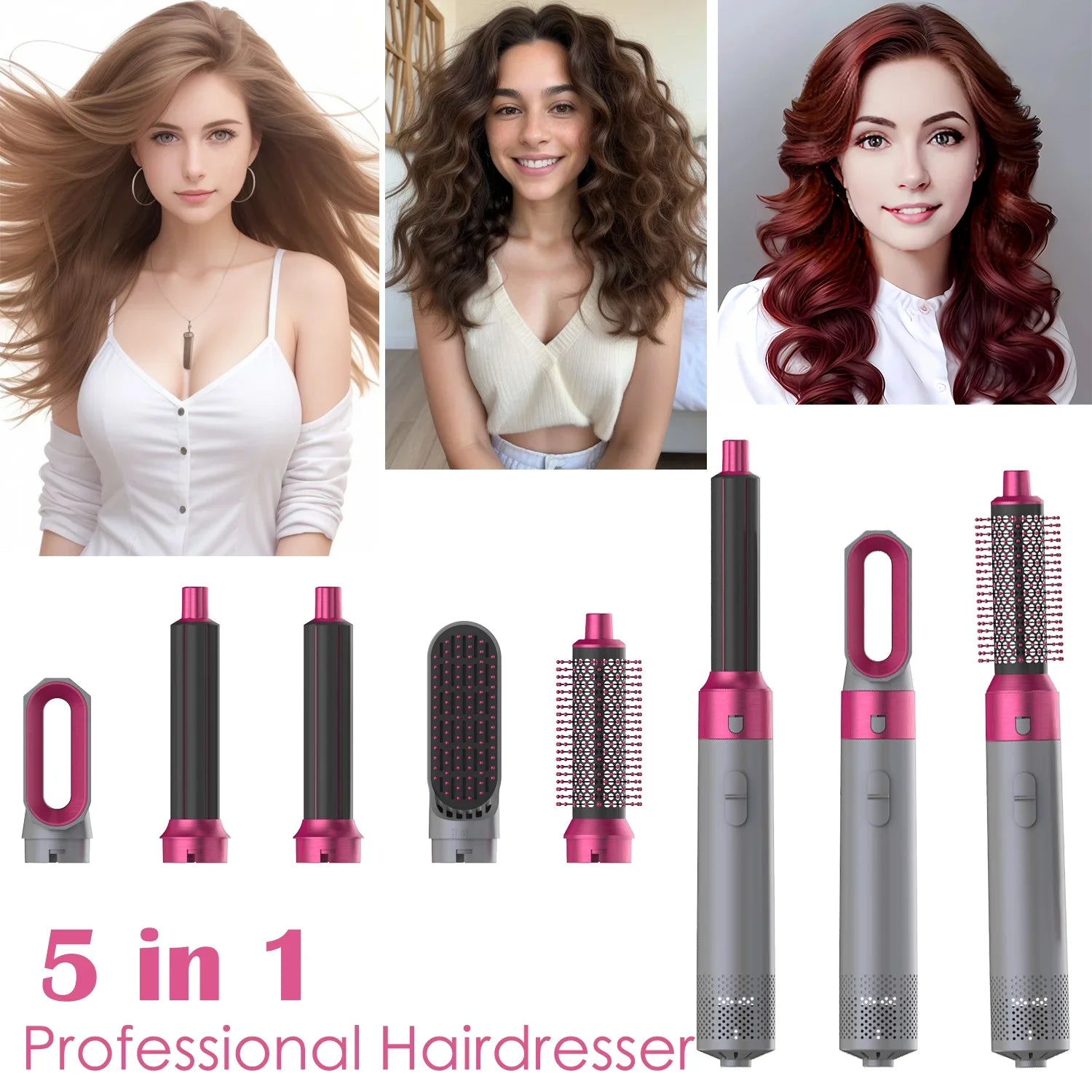 Luxe 5-in-1 Multi-Styler - Professional Hair Dryer