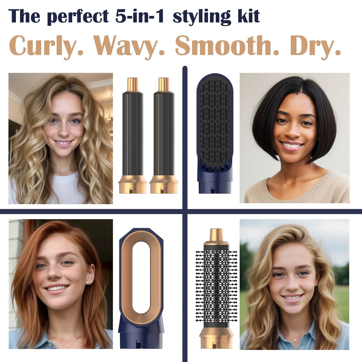 Luxe 5-in-1 Multi-Styler - Professional Hair Dryer