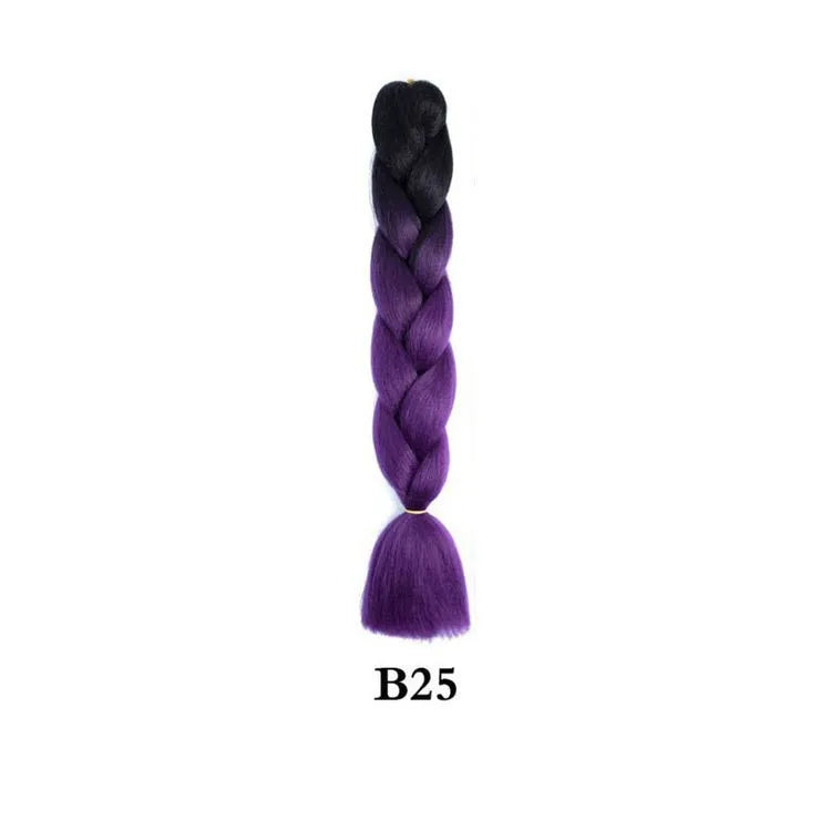 Ombre Jumbo Braiding Hair - Synthetic 24 Inch