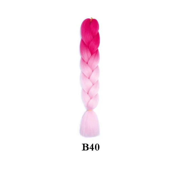 Ombre Jumbo Braiding Hair - Synthetic 24 Inch