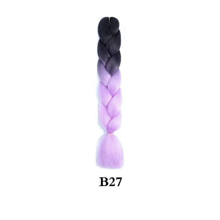 Ombre Jumbo Braiding Hair - Synthetic 24 Inch