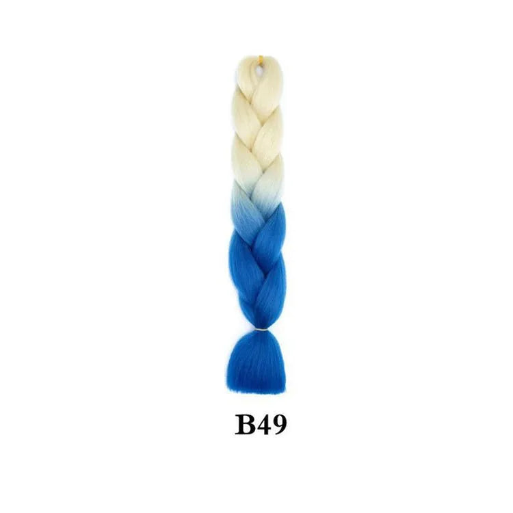 Ombre Jumbo Braiding Hair - Synthetic 24 Inch
