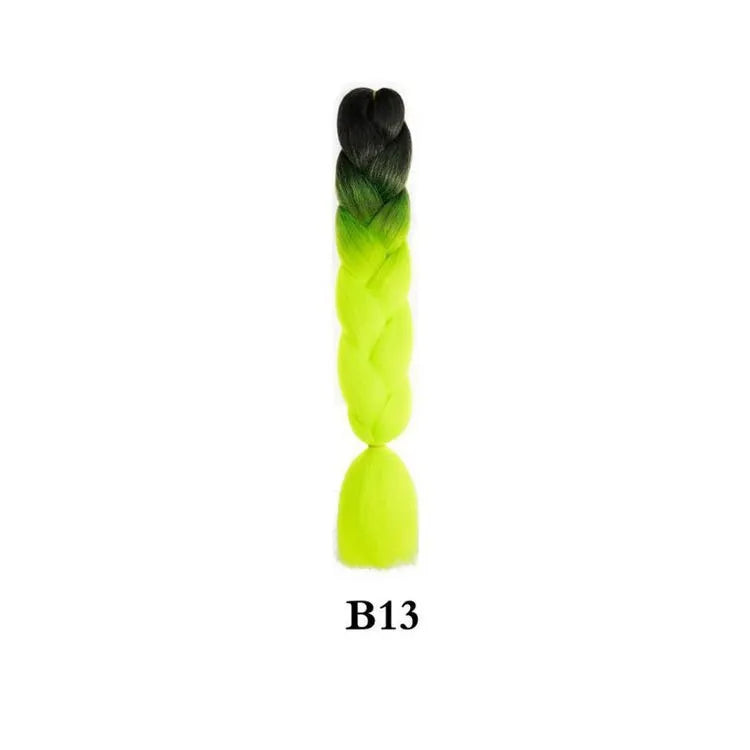 Ombre Jumbo Braiding Hair - Synthetic 24 Inch