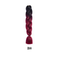 Ombre Jumbo Braiding Hair - Synthetic 24 Inch