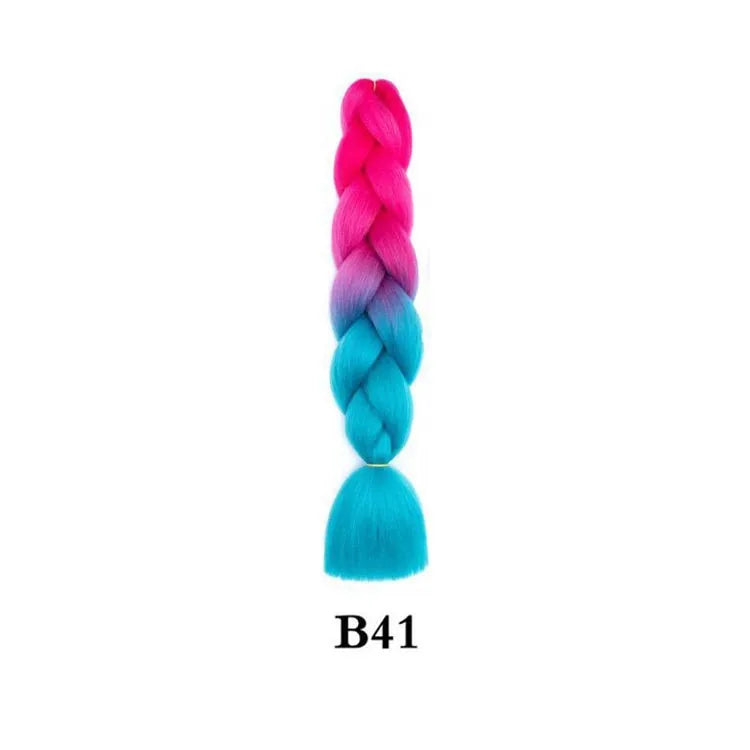 Ombre Jumbo Braiding Hair - Synthetic 24 Inch