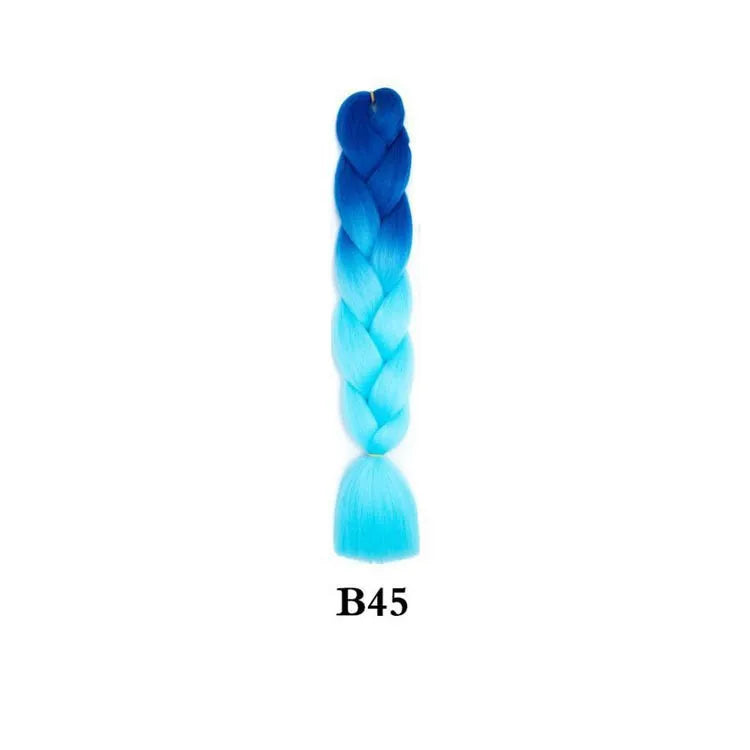 Ombre Jumbo Braiding Hair - Synthetic 24 Inch