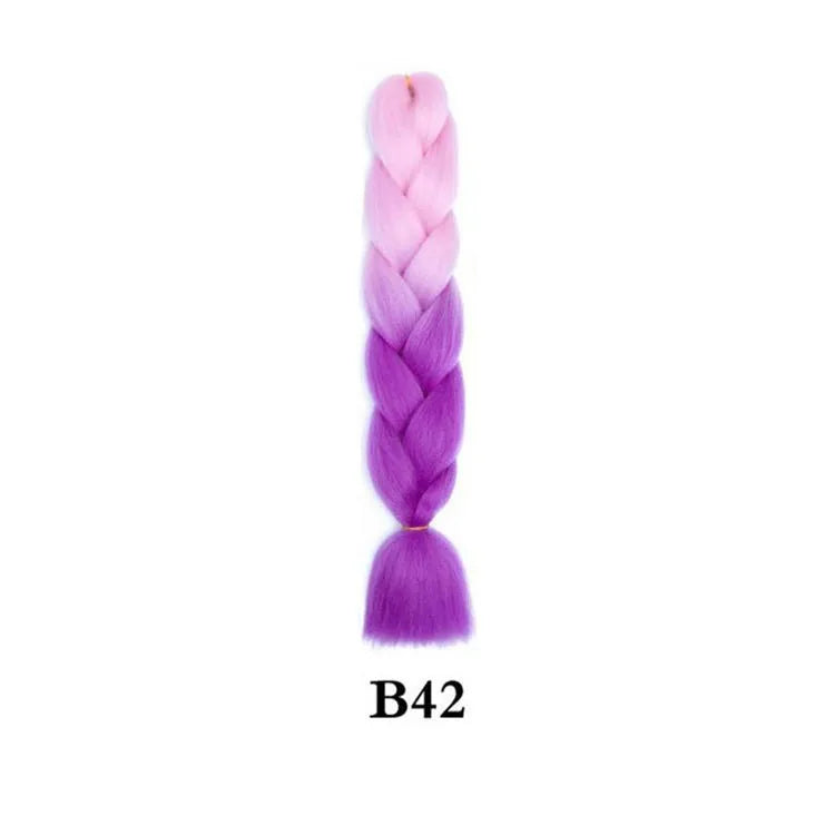 Ombre Jumbo Braiding Hair - Synthetic 24 Inch