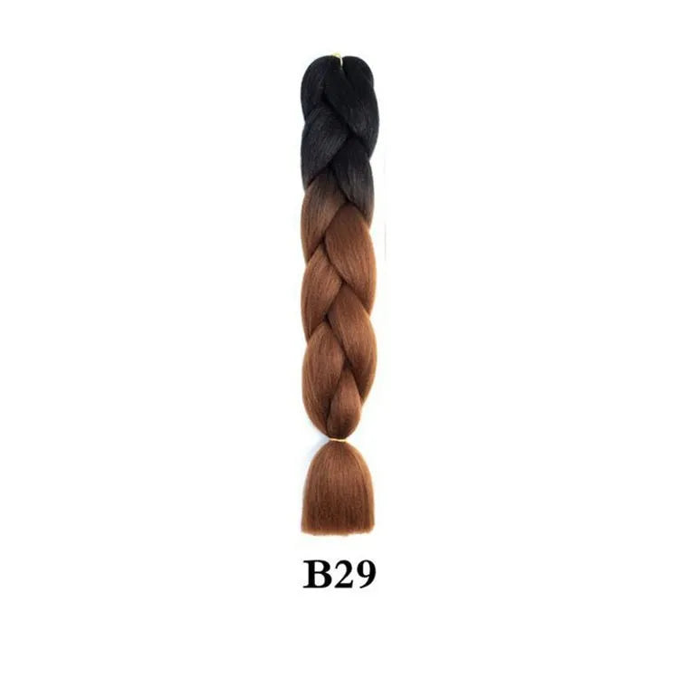 Ombre Jumbo Braiding Hair - Synthetic 24 Inch