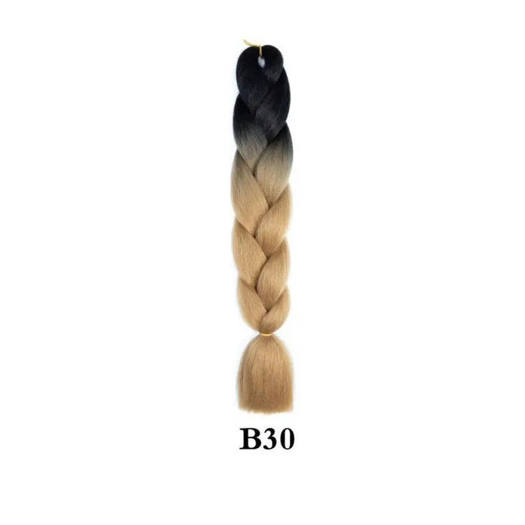 Ombre Jumbo Braiding Hair - Synthetic 24 Inch