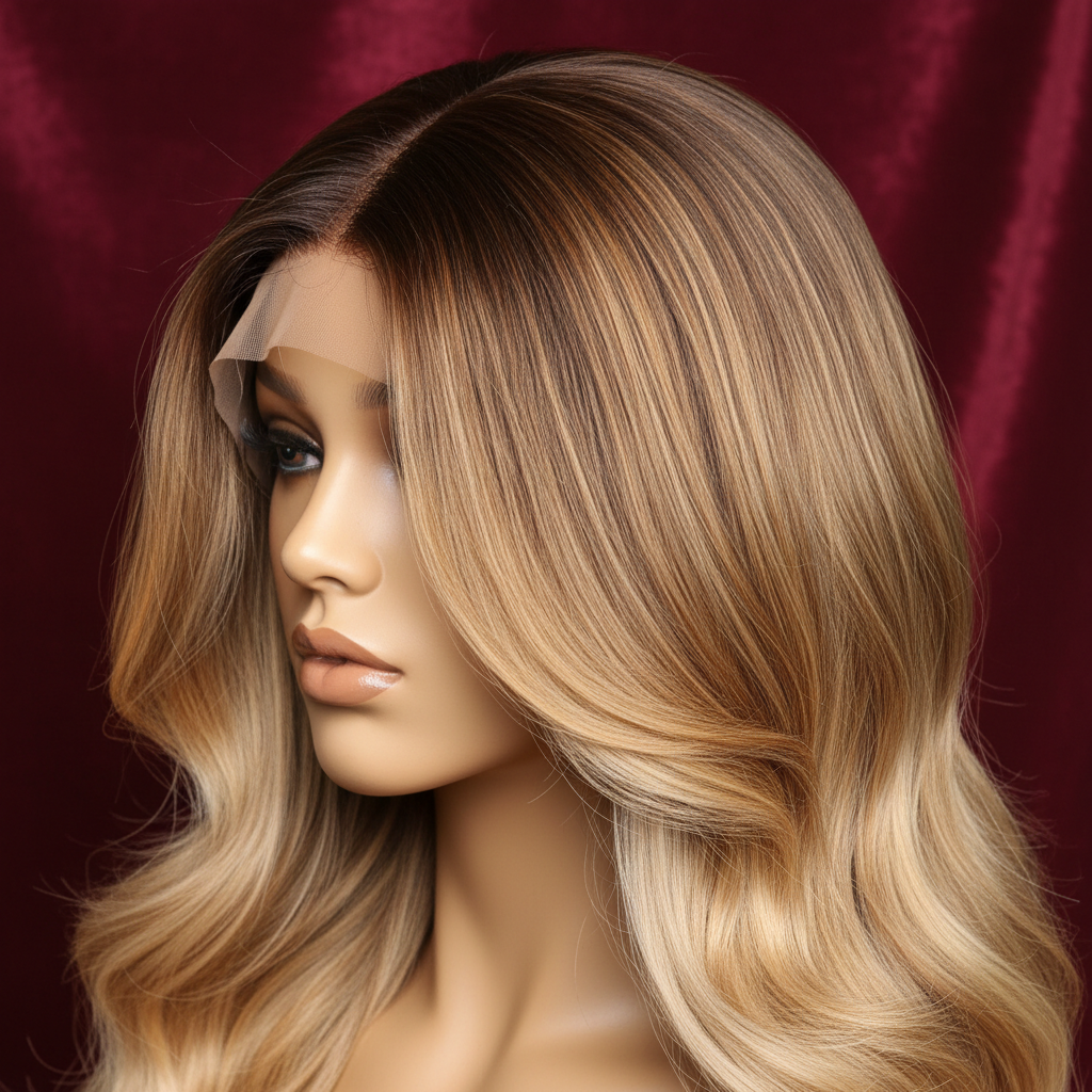Balayage Highlight Detail Shot