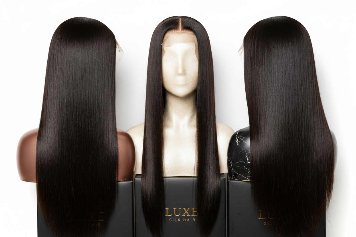 Bone straight wigs