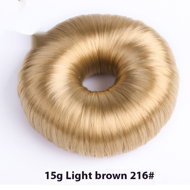 Donut Bun Hair Accessory - Fashion Updo Wig Piece