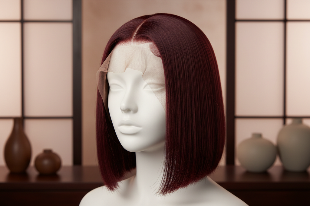 HD Blunt Cut Wig Product Shot